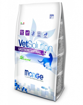 MONGE Vet Solution Cat Gastrointestinal hrană uscată dietetică pentru pisici cu probleme gastrointestinale 400g