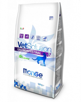 MONGE Vet Solution Cat Gastrointestinal hrană uscată dietetică pentru pisici cu probleme gastrointestinale 1,5 kg