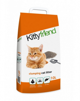 SANICAT Kittyfriend Clumping 10L nisip pentru litiera pisici