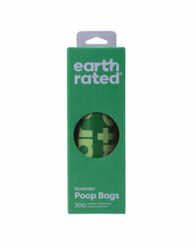 EARTH RATED Rezerve pungi excremente, lavanda 300 buc