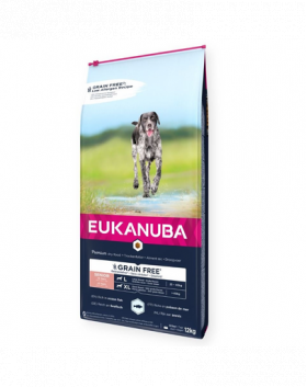 EUKANUBA Grain Free Senior Large ocean fish 12 kg hrana caini seniori talie mare, bogat in peste oceanic