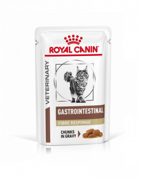 ROYAL CANIN Veterinary cat Gastrointestinal Fibre Response 12x85 g hrana in sos pentru pisici care sufera de laxitate si constipatie