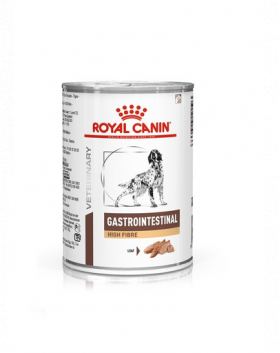 ROYAL CANIN Veterinary Gastrointestinal High Fibre 410g pate pentru caini cu tulburari digestive