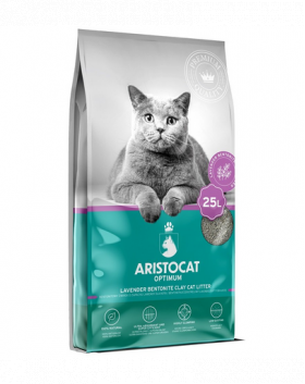 ARISTOCAT Optimum Lavanda 25 l nisip pisici din bentonita cu parfum lavanda