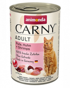 ANIMONDA Carny Cocktail Vită/Curcan/Creveți 400g