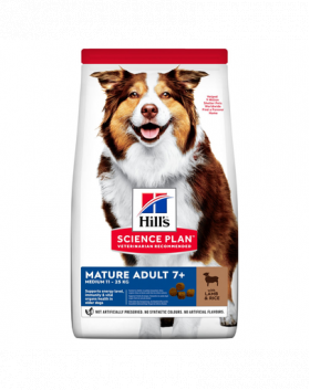 HILL'S Science Plan Canine Mature Adult Lamb&amp;Rice 14 kg hrana uscata pentru caini cu varsta de peste 7 ani