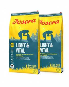 JOSERA Light&amp;Vital 2 x 12,5kg reducerea greutatii, hrana caini adulti