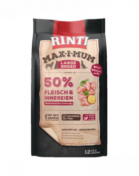 RINTI MAX-I-MUM Large Breed Chicken hrana caini rase mari, cu pui 12kg