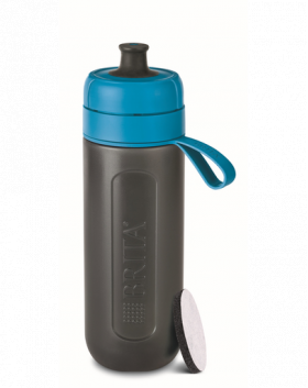 BRITA Sticlă cu filtru Fill&amp;Go Active 0,6 L, albastru