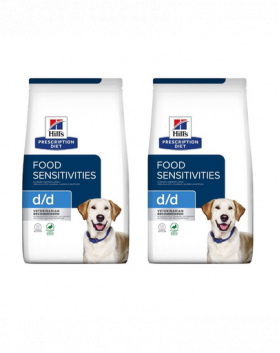 HILL'S Prescription Diet Canine d/d Food Sensitivites Duck &amp; Rice 24 kg (2x12 kg) hrana caini, cu rata si orez