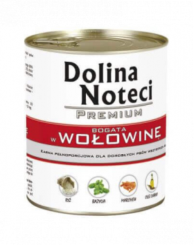 DOLINA NOTECI Premium hrana umeda caini adulti, bogata in vita 12 x 800 g