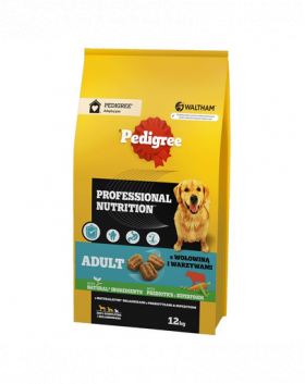 PEDIGREE Adult Professional Nutrition 12 kg cu vita si legume pentru caini talie mare si medie