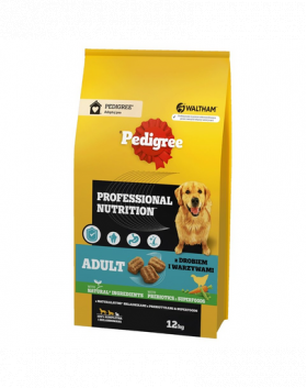 PEDIGREE Adult Professional Nutrition 12 kg cu carne de pasăre și legume pentru câini de talie mare și medie