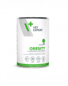 VET EXPERT Veterinary Diet Dog Obesity 400 g dieta veterinara umeda caini pentru reducerea greutatii