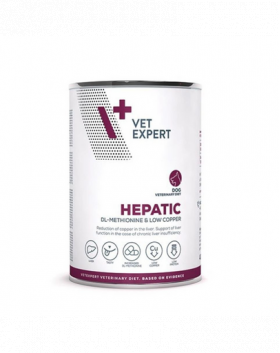 VET EXPERT Veterinary Diet Dog Hepatic 400 g hrana umeda veterinara pentru caini