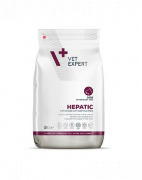 VET EXPERT Veterinary Diet Dog Hepatic 2 kg dieta veterinara caini cu afectiuni hepatice