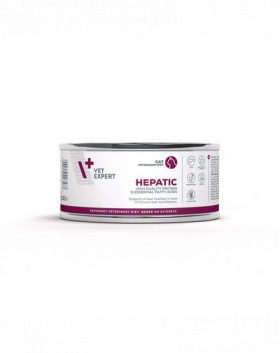 VET EXPERT Veterinary Diet Cat Hepatic 100 g hrana umeda veterinara pisici pentru sustinere functie hepatica