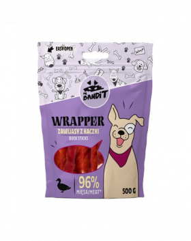 MR. BANDIT Wrapper Rulouri snack pentru caini, cu rata 500 g