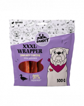 MR. BANDIT Wrapper XXXL Sticks cu rata pentru caini 500 g