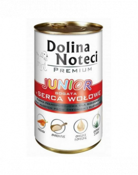 DOLINA NOTECI Junior cu inimă de vită 400 g