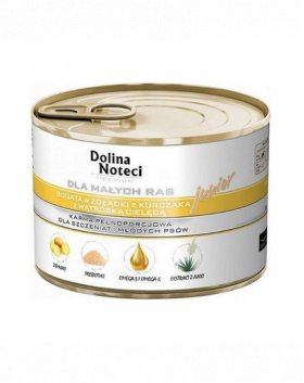 DOLINA NOTECI Premium Junior Talie Mică cu pipote de pui și ficat de vițel 185g