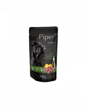 DOLINA NOTECI PIPER Hrana umeda pentru caini, cu carne de caprioara si dovleac, 150g