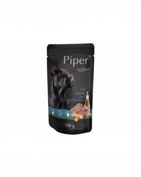 DOLINA NOTECI PIPER - Hrană umedă pentru câini adulți - miel, morcov și orez - 150 g