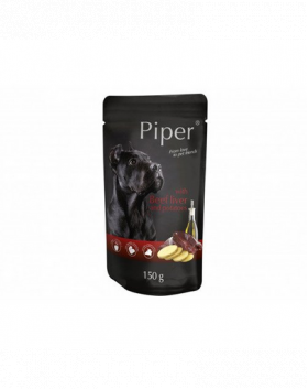 DOLINA NOTECI PIPER Hrana umeda pentru caini, cu ficat de vita si cartofi, 150g