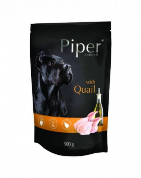 DOLINA NOTECI PIPER Hrana umeda pentru caini, prepeliță 500g