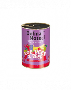 DOLINA NOTECI Premium SuperFood căprioară și vită 400 g