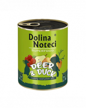 DOLINA NOTECI Premium SuperFood cerb și rață 800 g