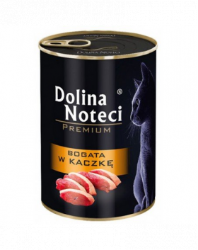 DOLINA NOTECI Premium Bogată în rață - pentru pisici adulte 400 g