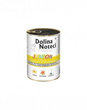 DOLINA NOTECI Premium Junior bogat în stomac de pui 400 gr