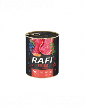 DOLINA NOTECI RAFI Beef Conserve hrana umeda caini, cu vita 5 x 800 g