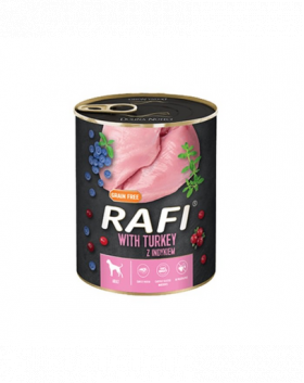 DOLINA NOTECI RAFI Turkey Conserve caii adulti, cu curcan 5 x 800 g