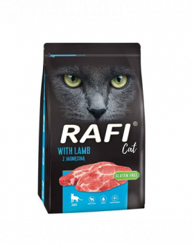 RAFI Cat hrana pisica, cu miel 7 kg