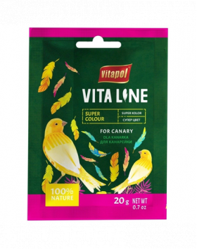 VITAPOL Vitaline Hrana complementara canari, pentru culoare 20 g