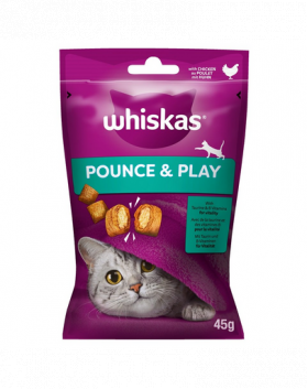 WHISKAS Energie si vitalitate 8x45 g Recompense pisica, cu pui