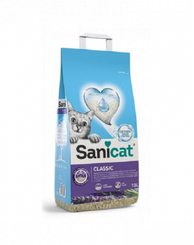 SANICAT Classic Lavender 10L nisip pisici, parfum levantica