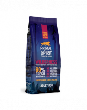 PRIMAL SPIRIT Wilderness Hrana moale pentru caini, cu carne de porc 12 kg