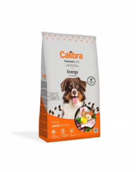 CALIBRA Dog Premium Line Energy hrana uscata completa pentru caini adulti activi si caini de vanatoare 12 kg