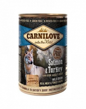 CARNILOVE Wild Meat Salmon&amp;Turkey somon și curcan 400 gr