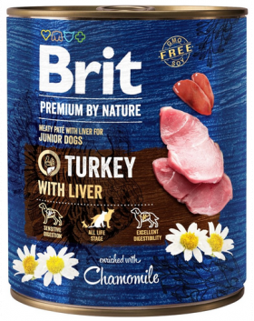 BRIT Premium by Nature 800 g curcan si ficat, hrana catei