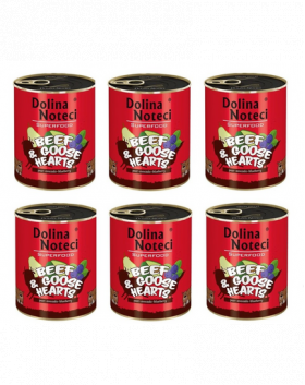 DOLINA NOTECI Premium SuperFood hrana umeda caini adulti, inimi de vita si gasca 800 g x 6 buc.