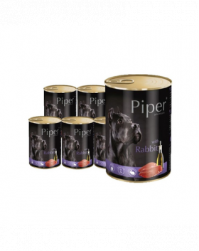 DOLINA NOTECI PIPER hrana umeda cu iepure pentru caini adulti 12x800 g