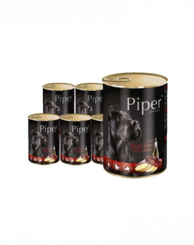 DOLINA NOTECI PIPER Set conserve caine, cu ficat de vita si cartofi 24x400 g