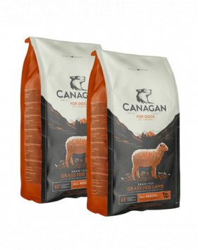 CANAGAN Dog Lamb hrana caine, cu miel 24 kg (2 x 12 kg)