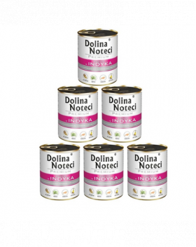 DOLINA NOTECI Premium Bogata in curcan 6x800g conserve caini