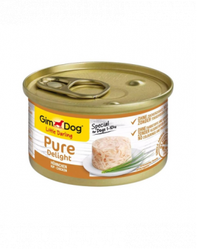 GIMDOG Pure Delight Chicken 85 g hrana cu pui, caini adulti de rasa mica