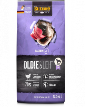 BELCANDO Baseline Oldie &amp; Light Sac Hrana uscata pentru caini in varsta 12,5 kg